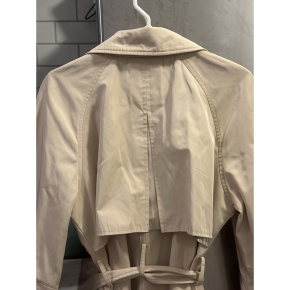 Avec Las Filles Trench Coat Removable Hood SzM Work Brunch Business Jeans Nwot - Picture 9 of 12